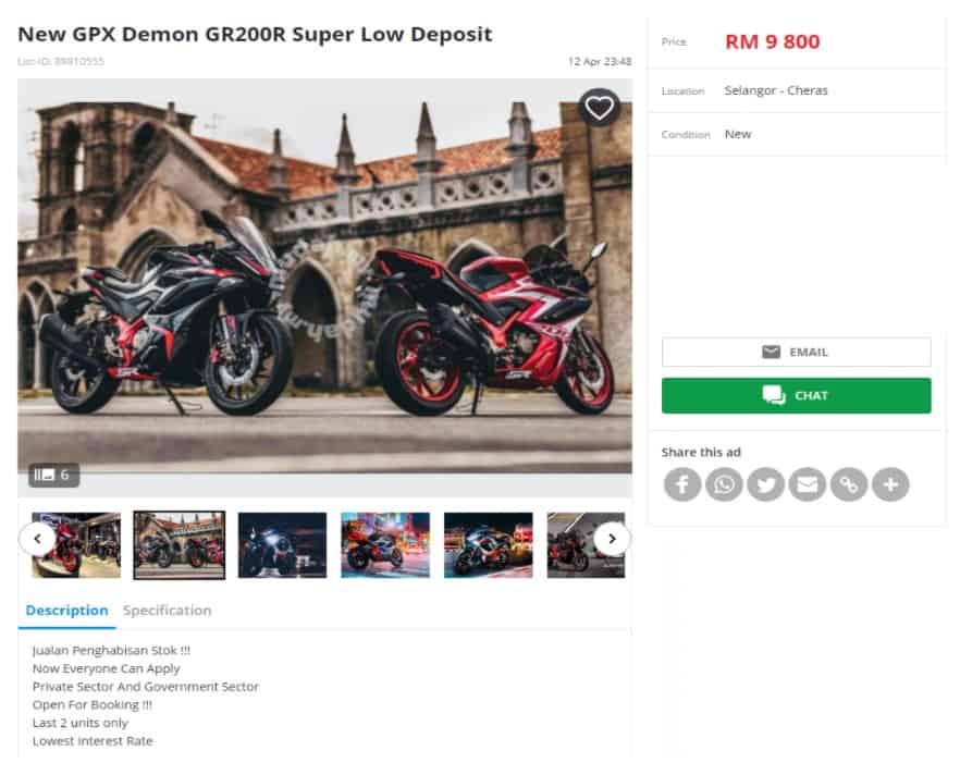 scam ads demon gr200r cheap